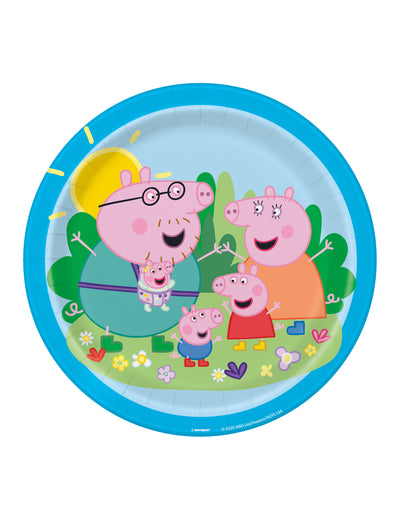 8 Pratos Peppa Pig™ 23 cm