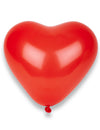 Ballons cœurs pour fête rouges