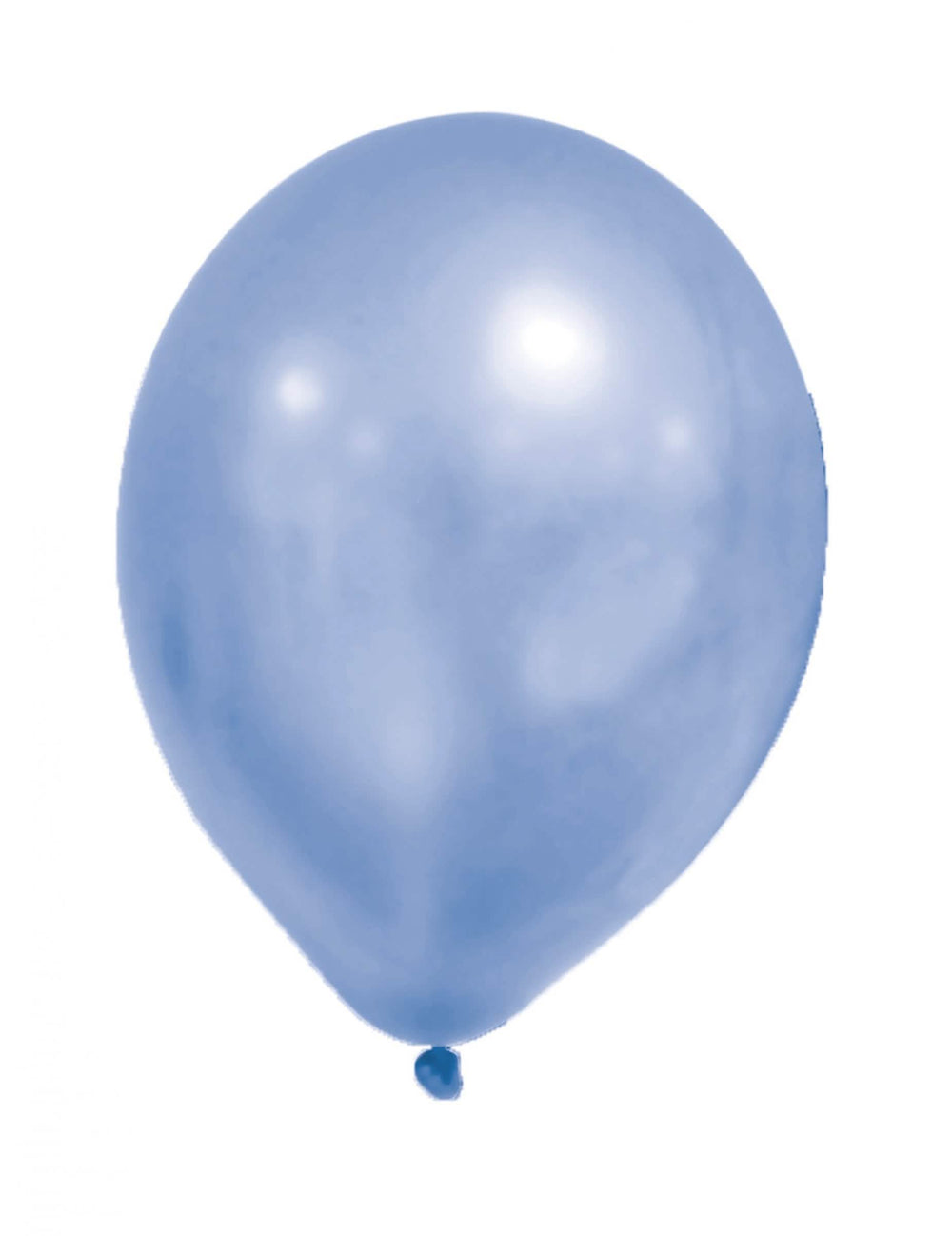 balões em látex metalizado para aniversário azul cinzento
