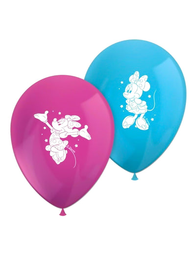 8 Balões Impressos Minnie ™ 28 cm