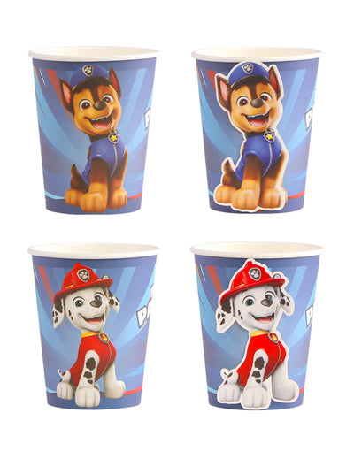 Gobelets Pat'patrouille pour enfant bleus avec les personnages Chase et Marcus