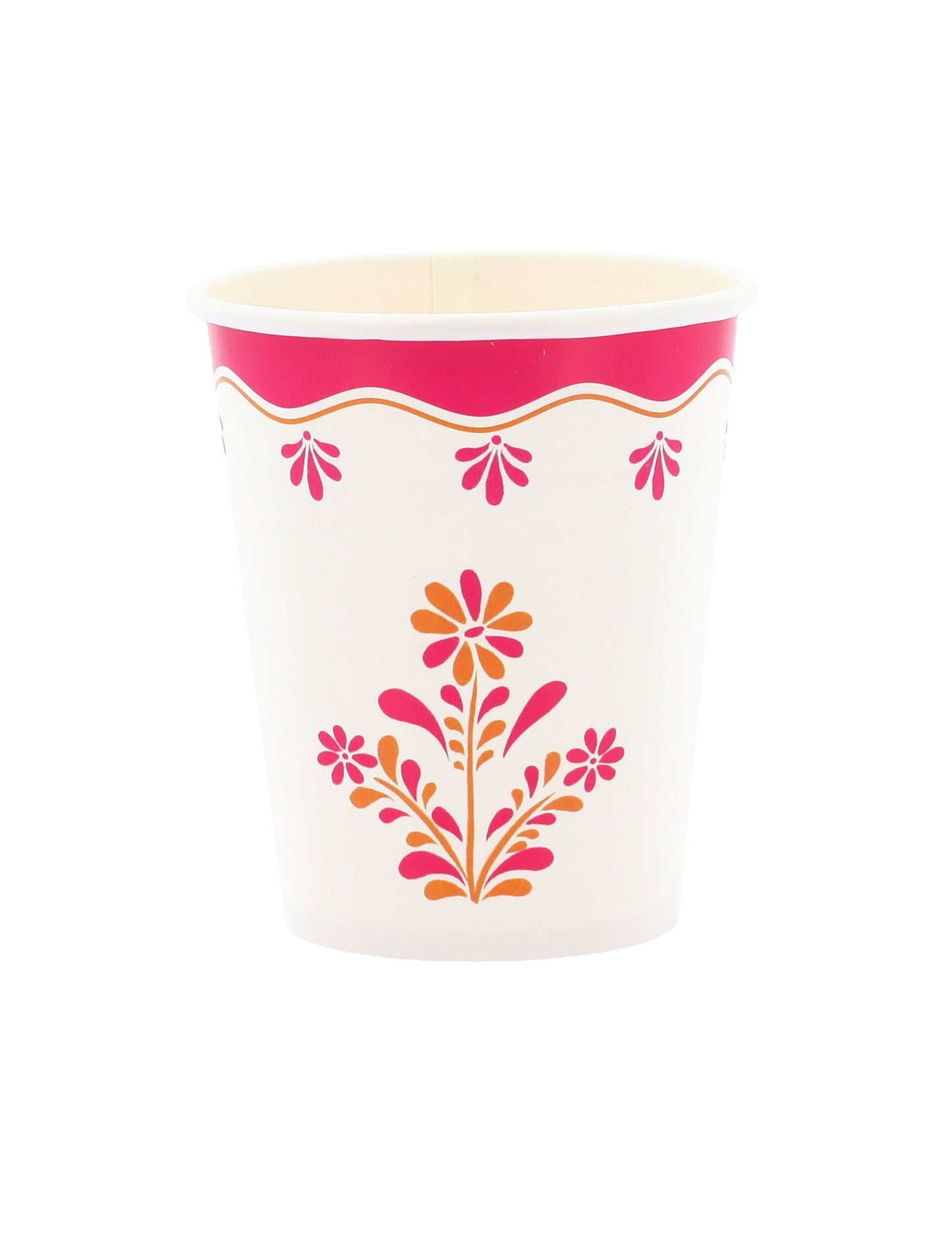 8 copos de cartão Pink Limonade 255 ml