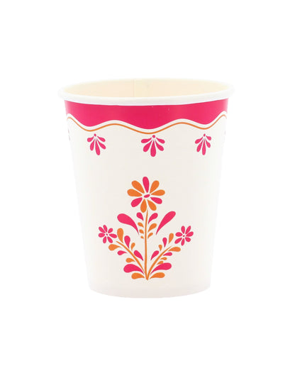 8 copos de cartão Pink Limonade 255 ml