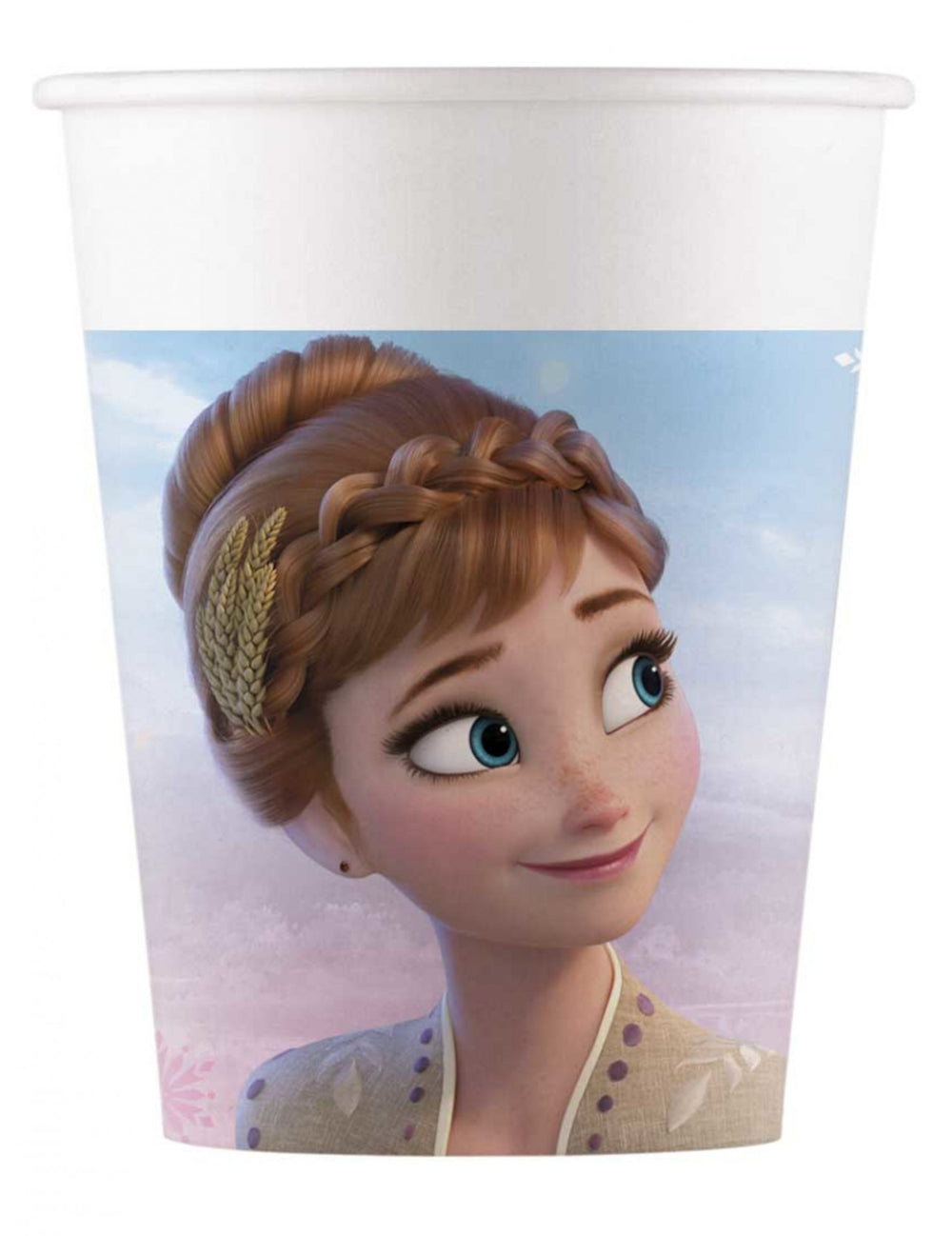 Gobelets en carton La Reine des Neiges avec motif Anna