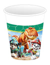 8 Copos de cartão Patrulha Pata™ Dino movie 200 ml