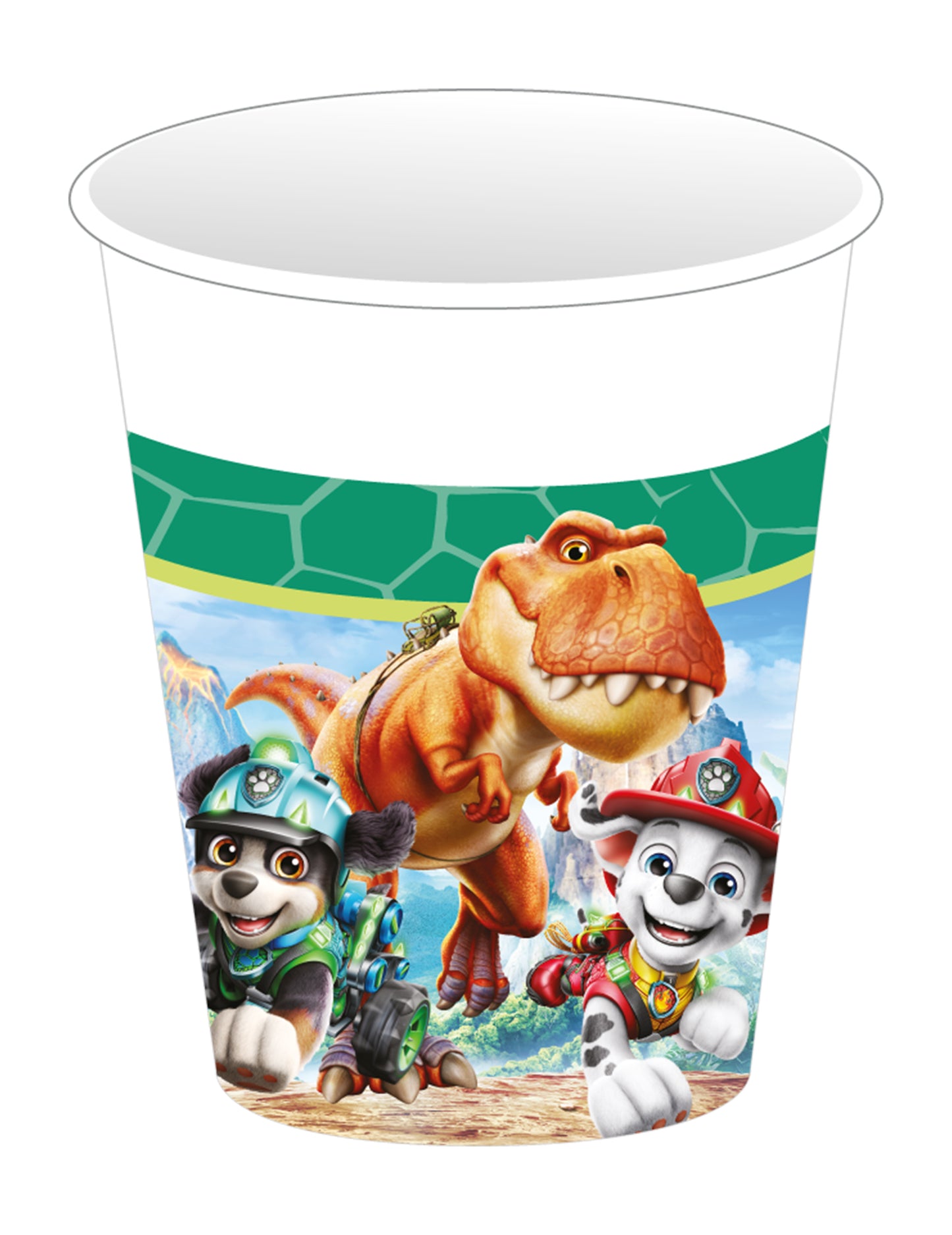 8 Copos de cartão Patrulha Pata™ Dino movie 200 ml