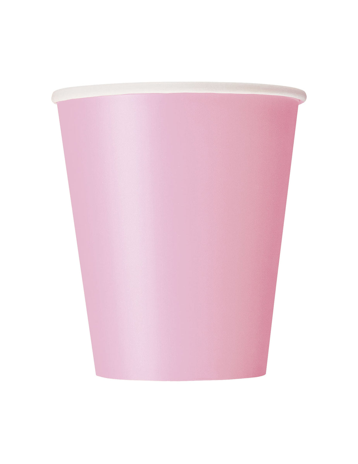 Gobelets en carton pour fête rose clair 210 ml