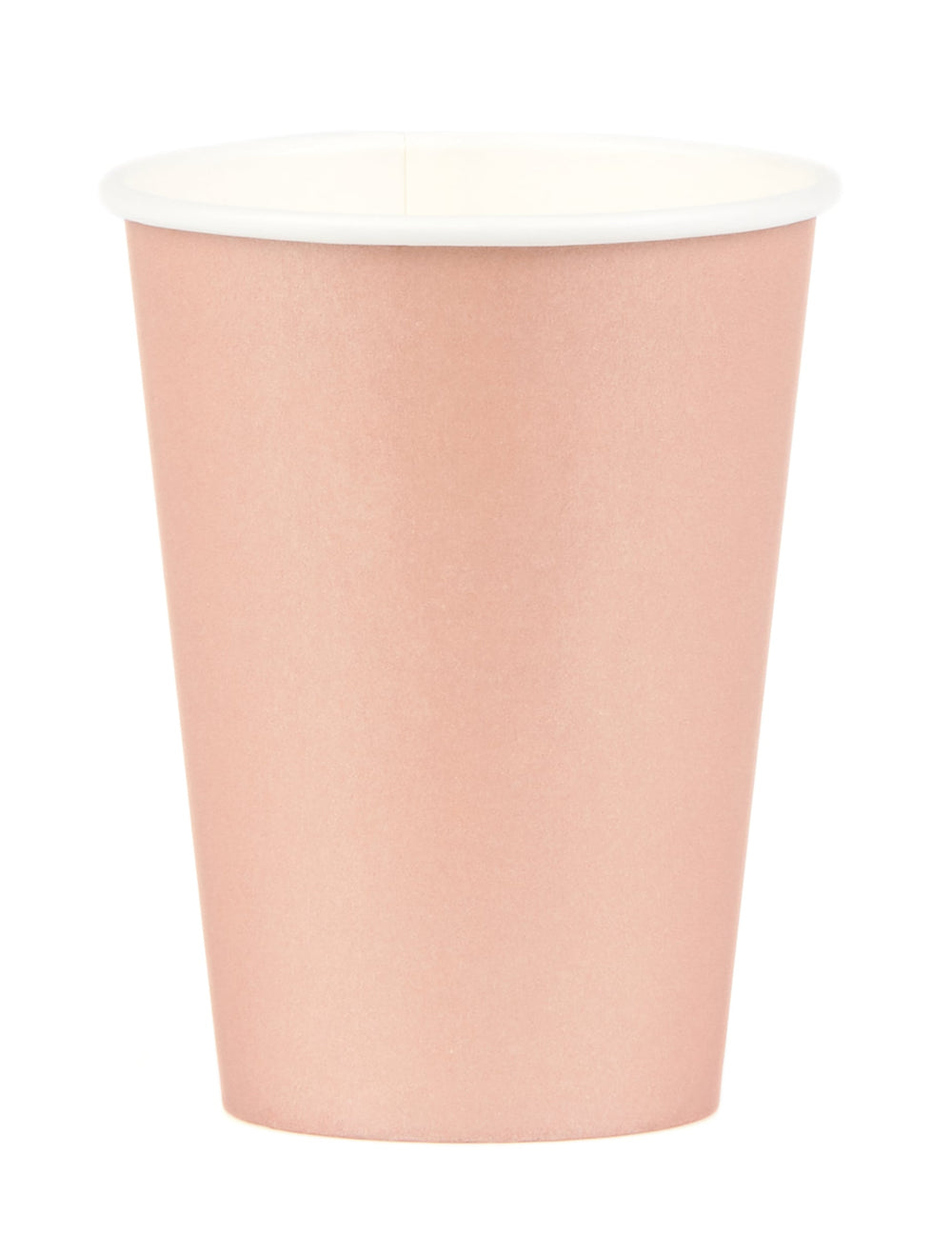 Gobelets en carton rose gold