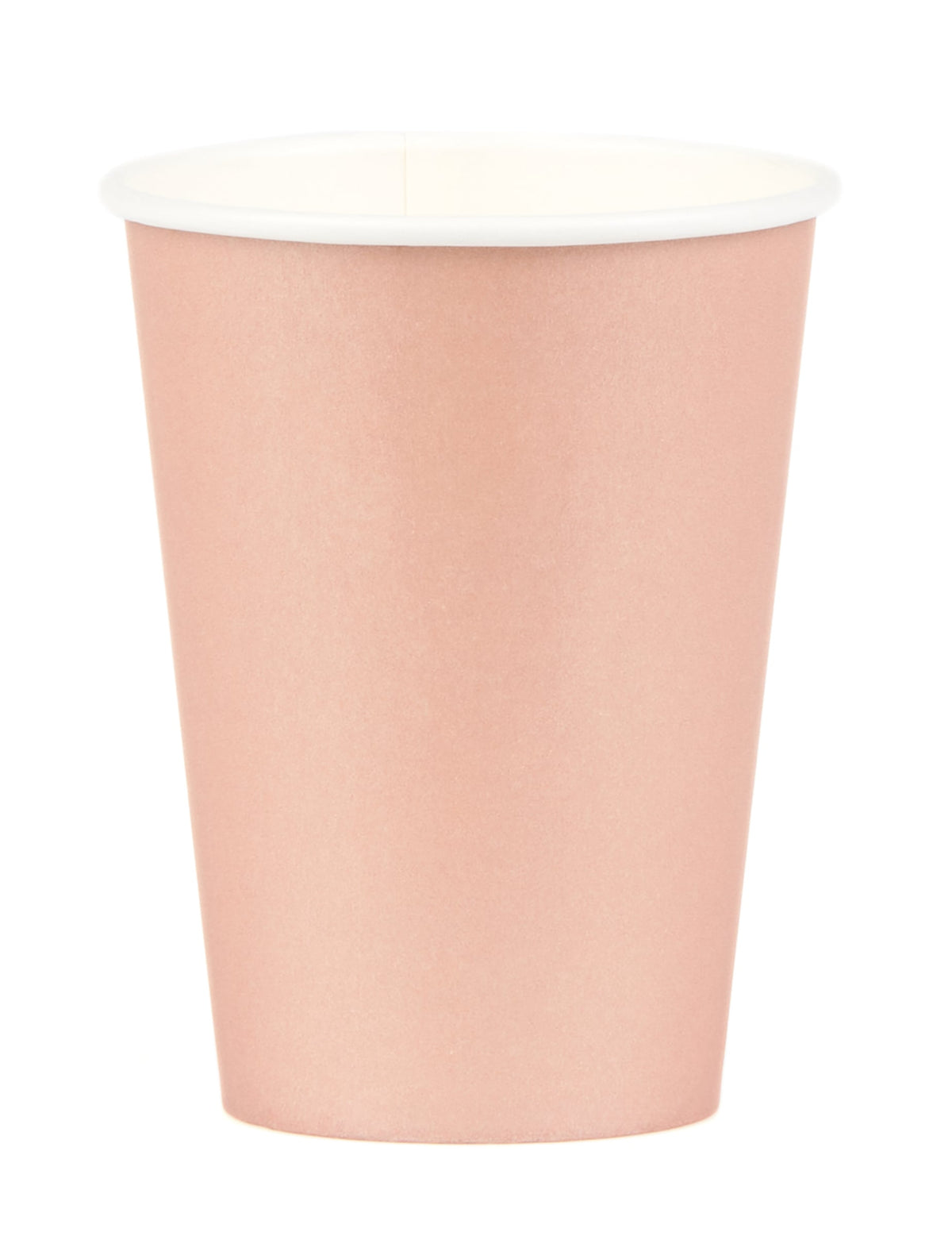 Gobelets en carton rose gold