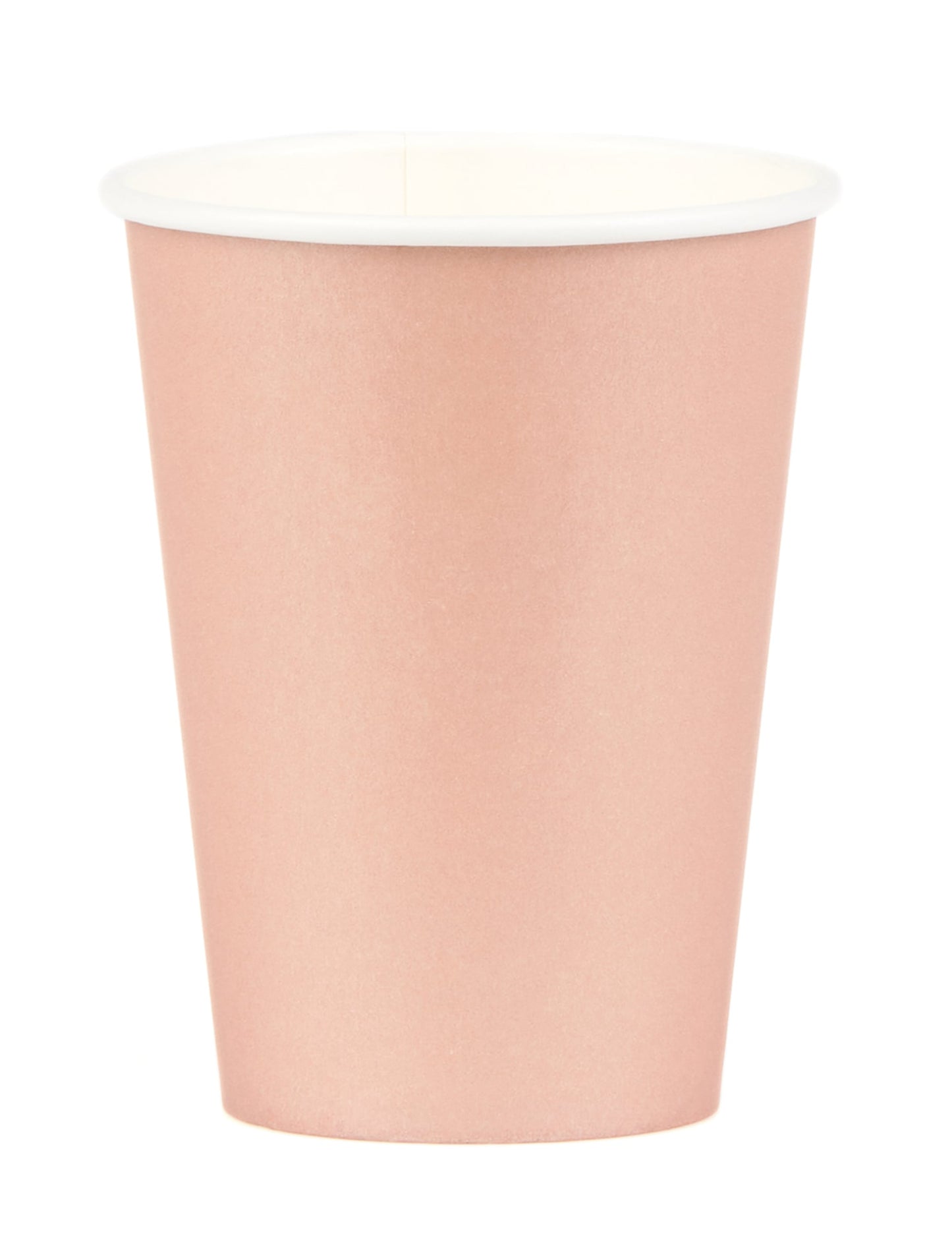 Gobelets en carton rose gold