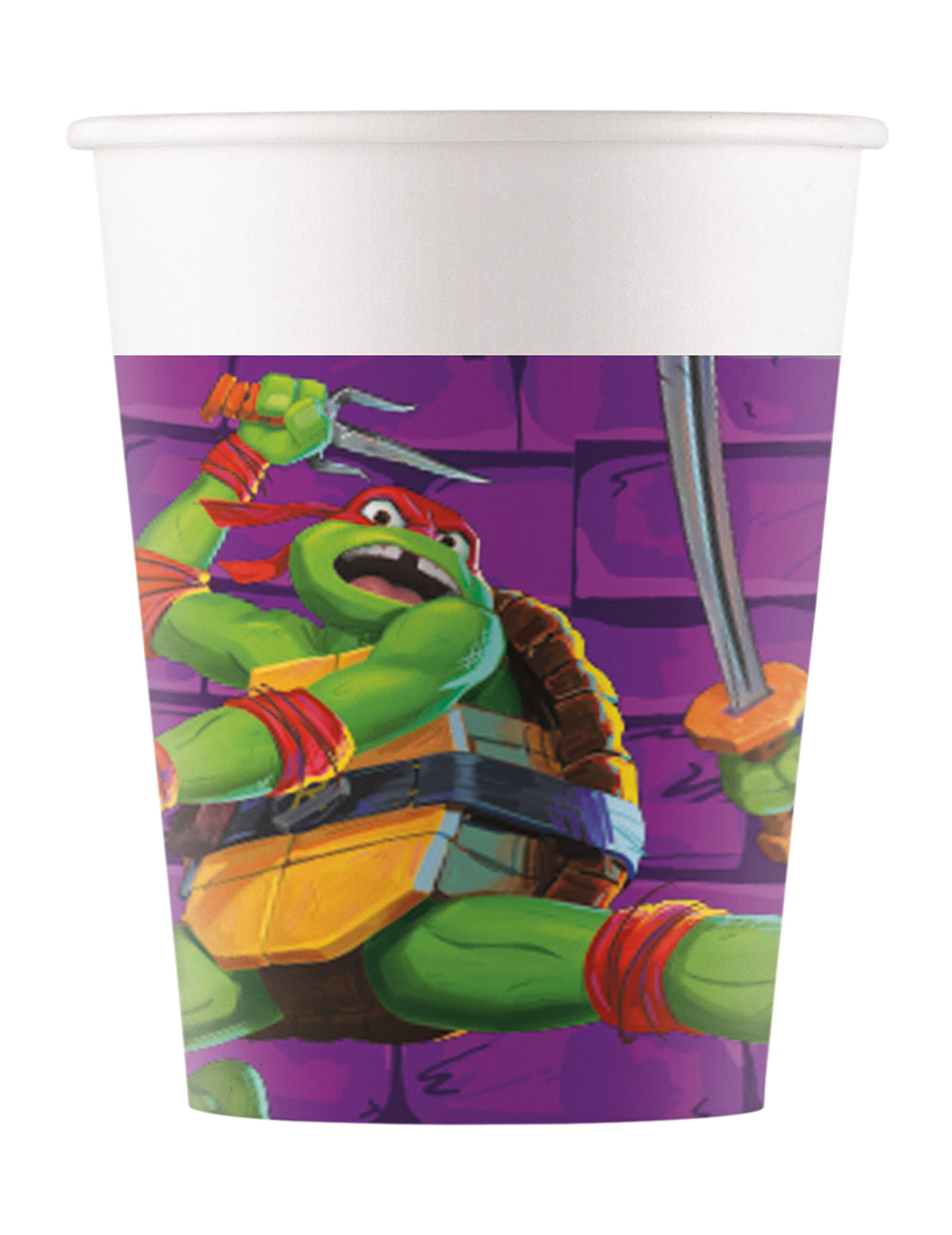Gobelets Tortues Ninja next generation pour enfant violets 200 ml