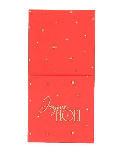 8 porta-talheres Feliz Natal atemporal vermelho e dourado 10 x 20 cm