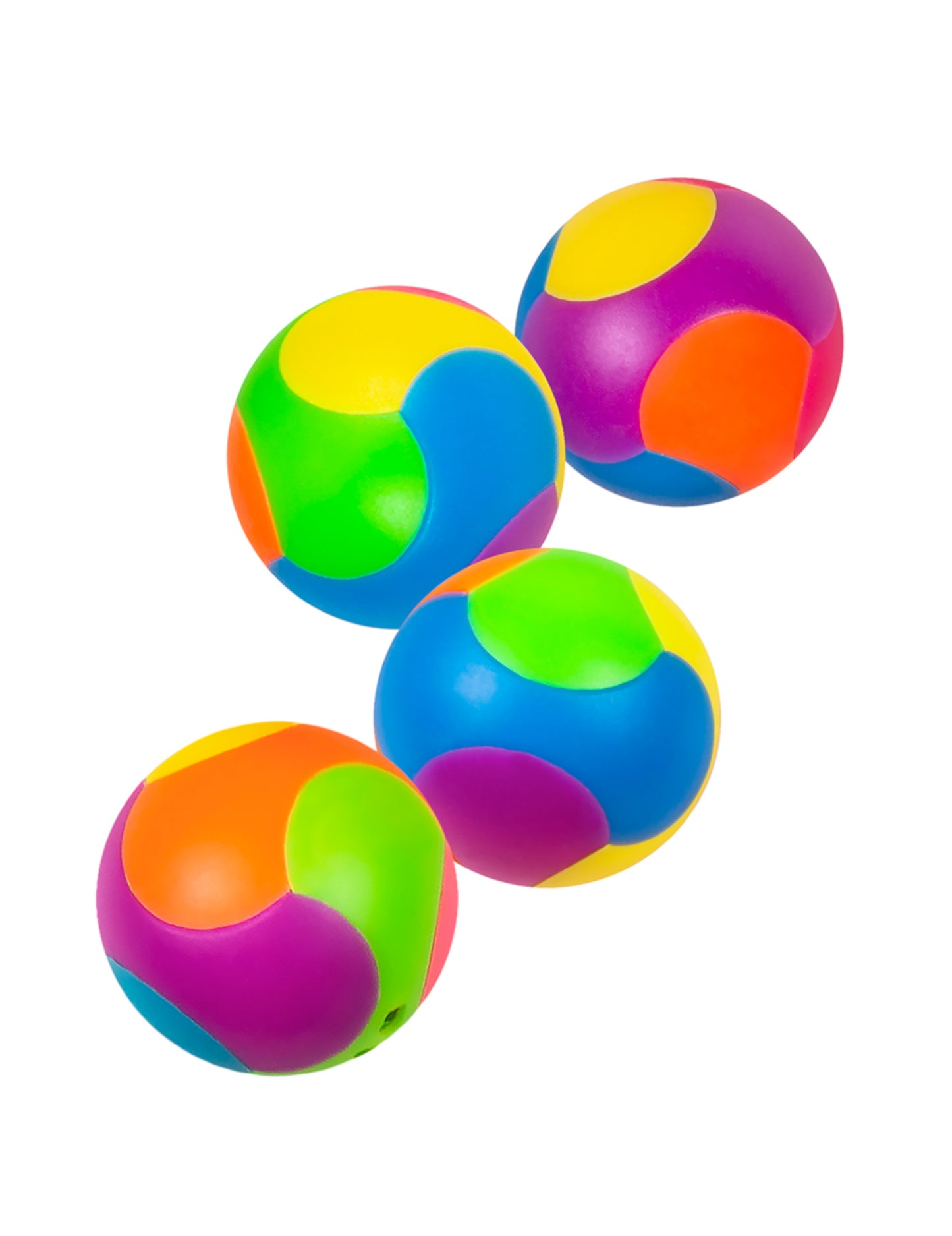 Balles puzzle accessoires piñata pour enfant multicolores