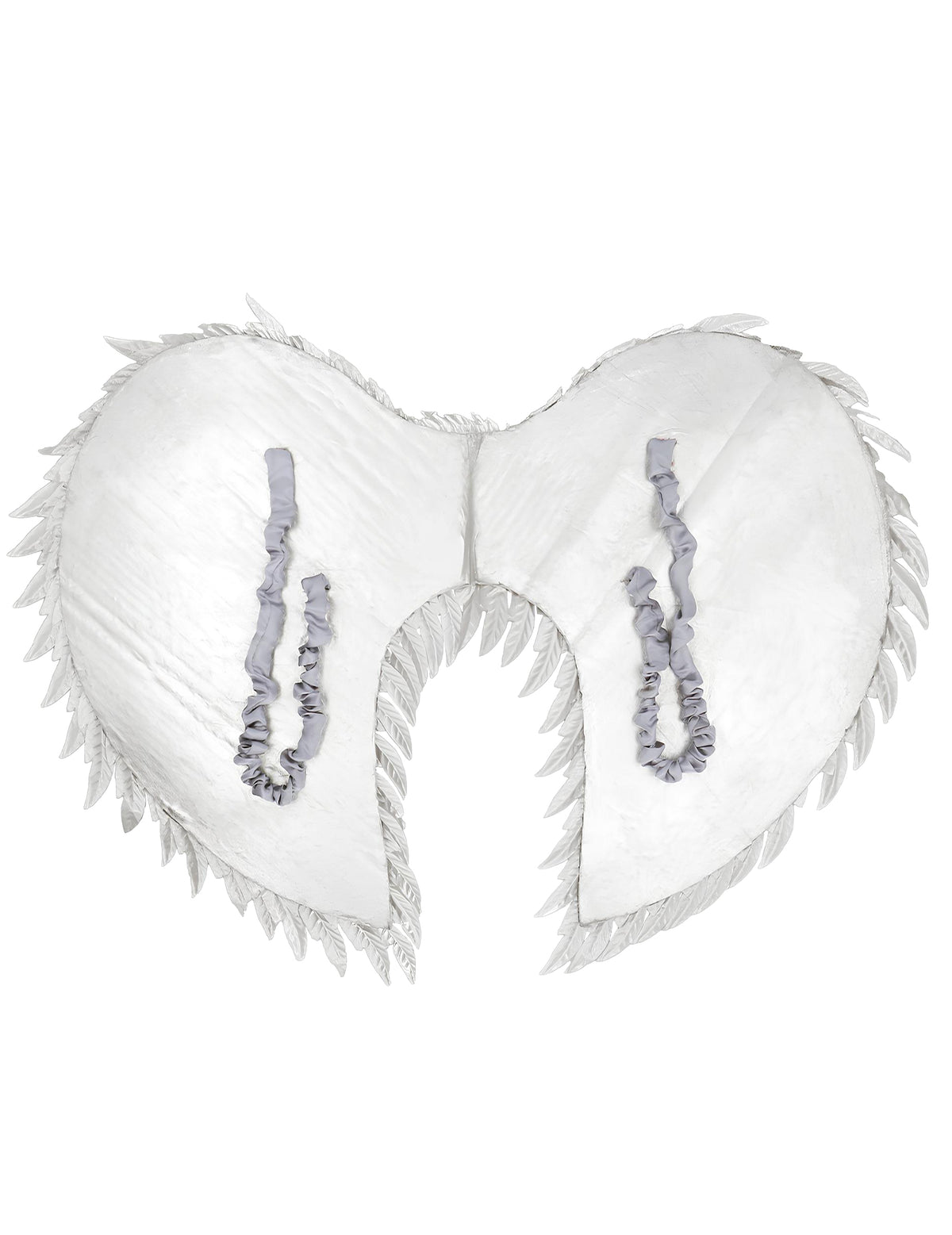 Détail des bretelles élastiques des ailes d'ange glamour