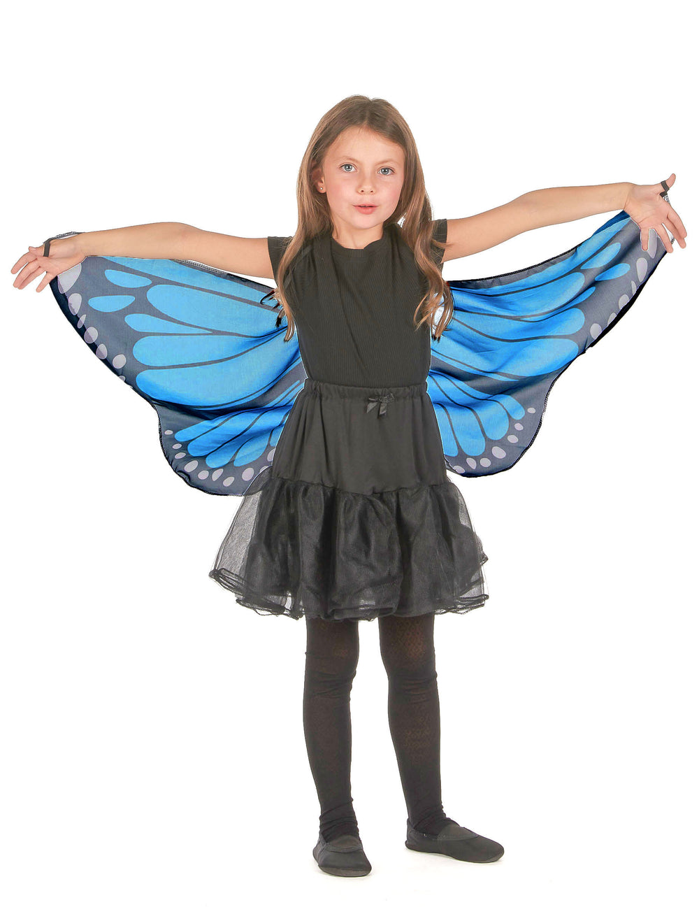 Ailes de papillon pour enfant bleue et noire