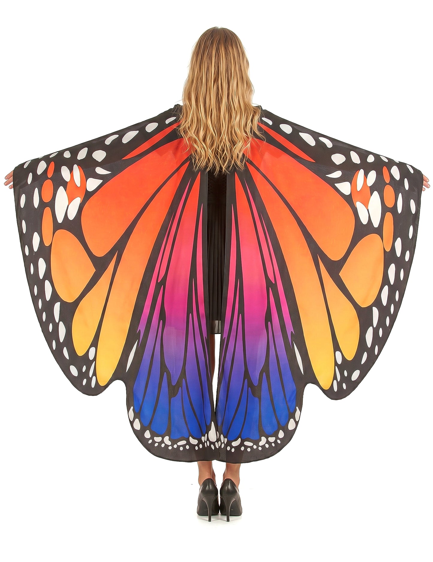 Asas de borboleta coloridas adulto