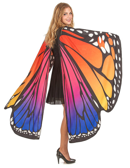 Asas de borboleta coloridas adulto