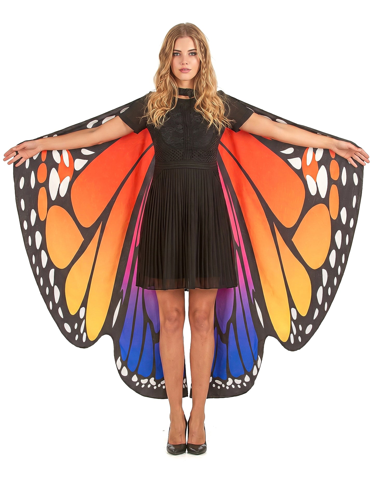 Asas de borboleta coloridas adulto