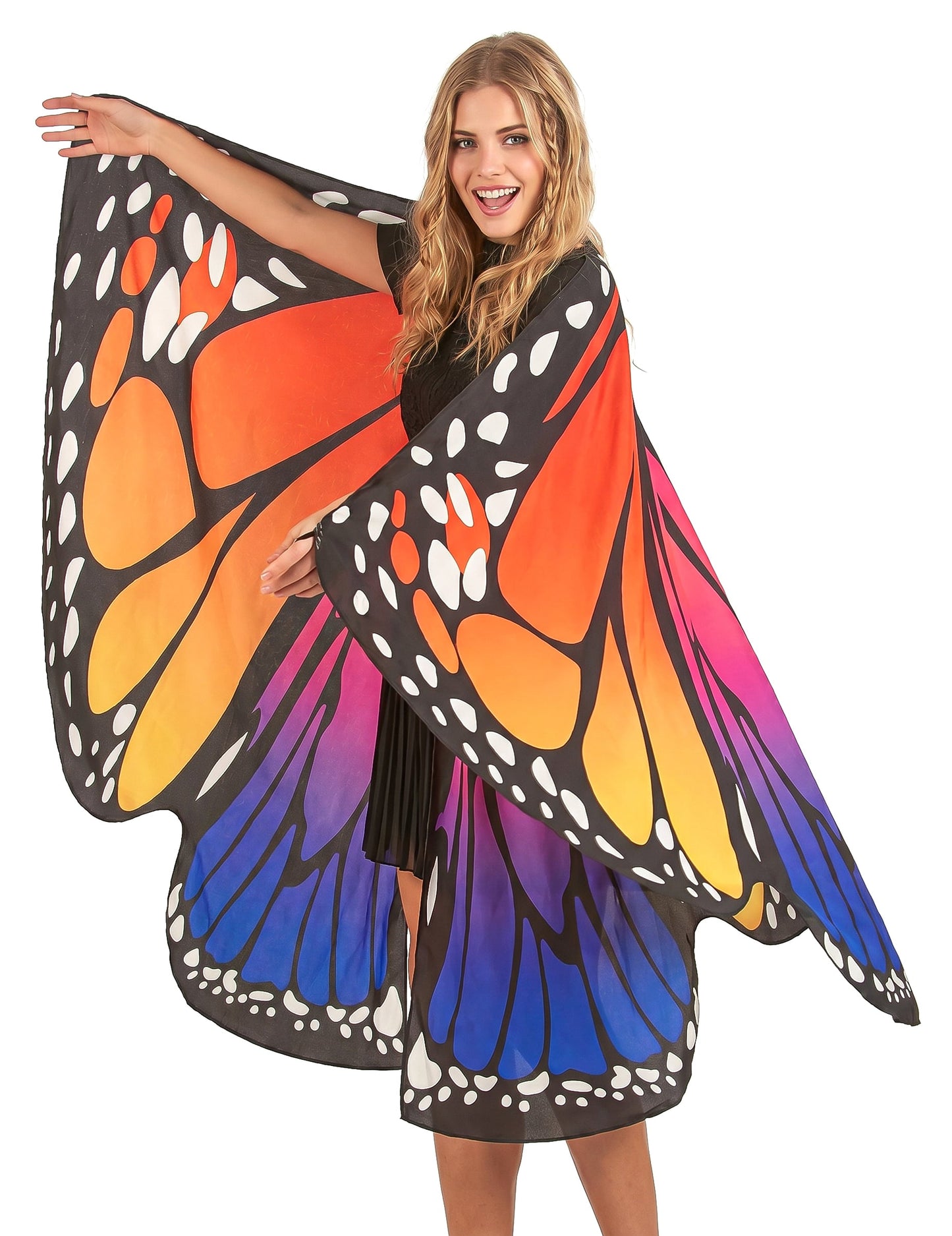 Asas de borboleta coloridas adulto