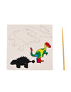 Livro de colorir mágico dinossauro