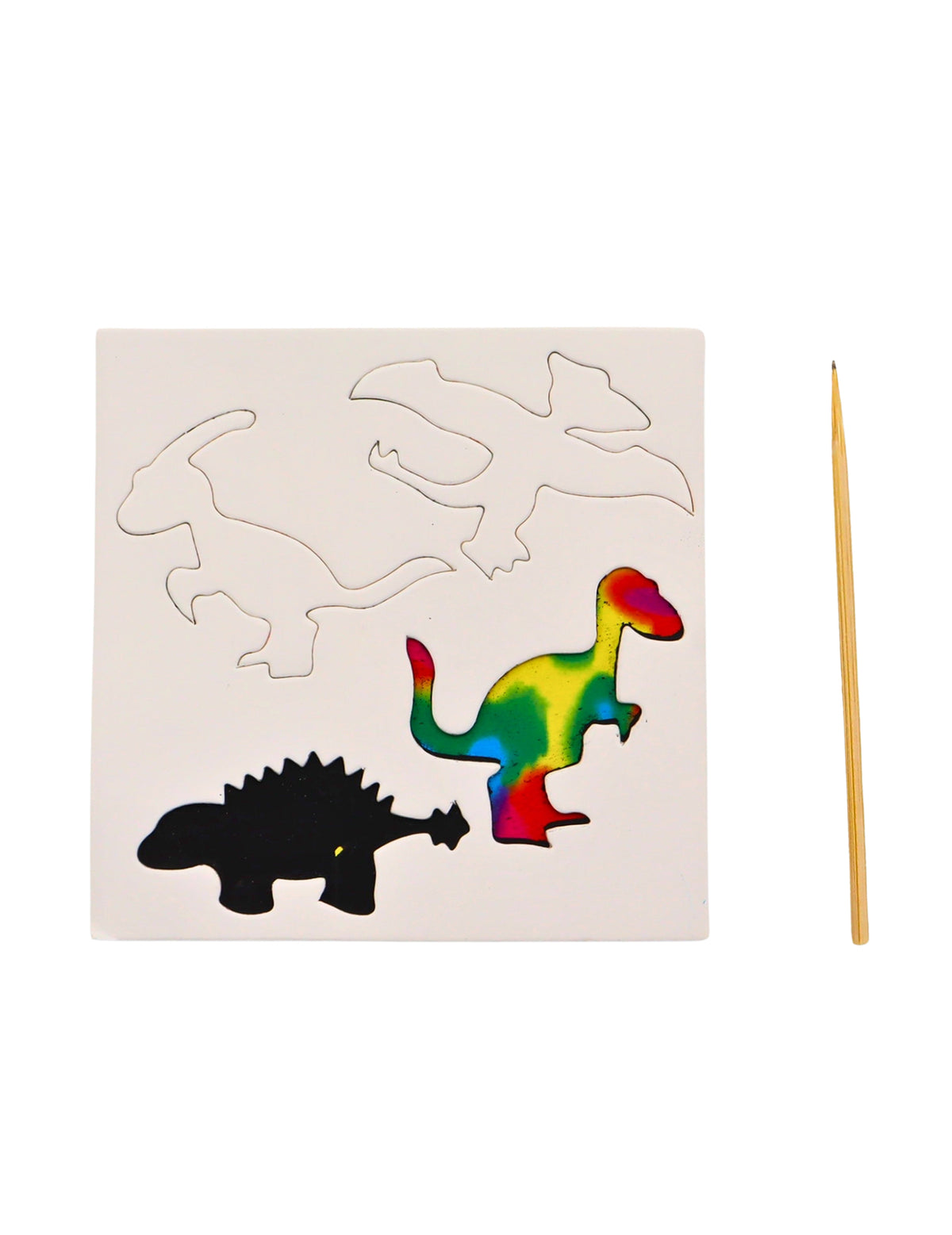 Livro de colorir mágico dinossauro