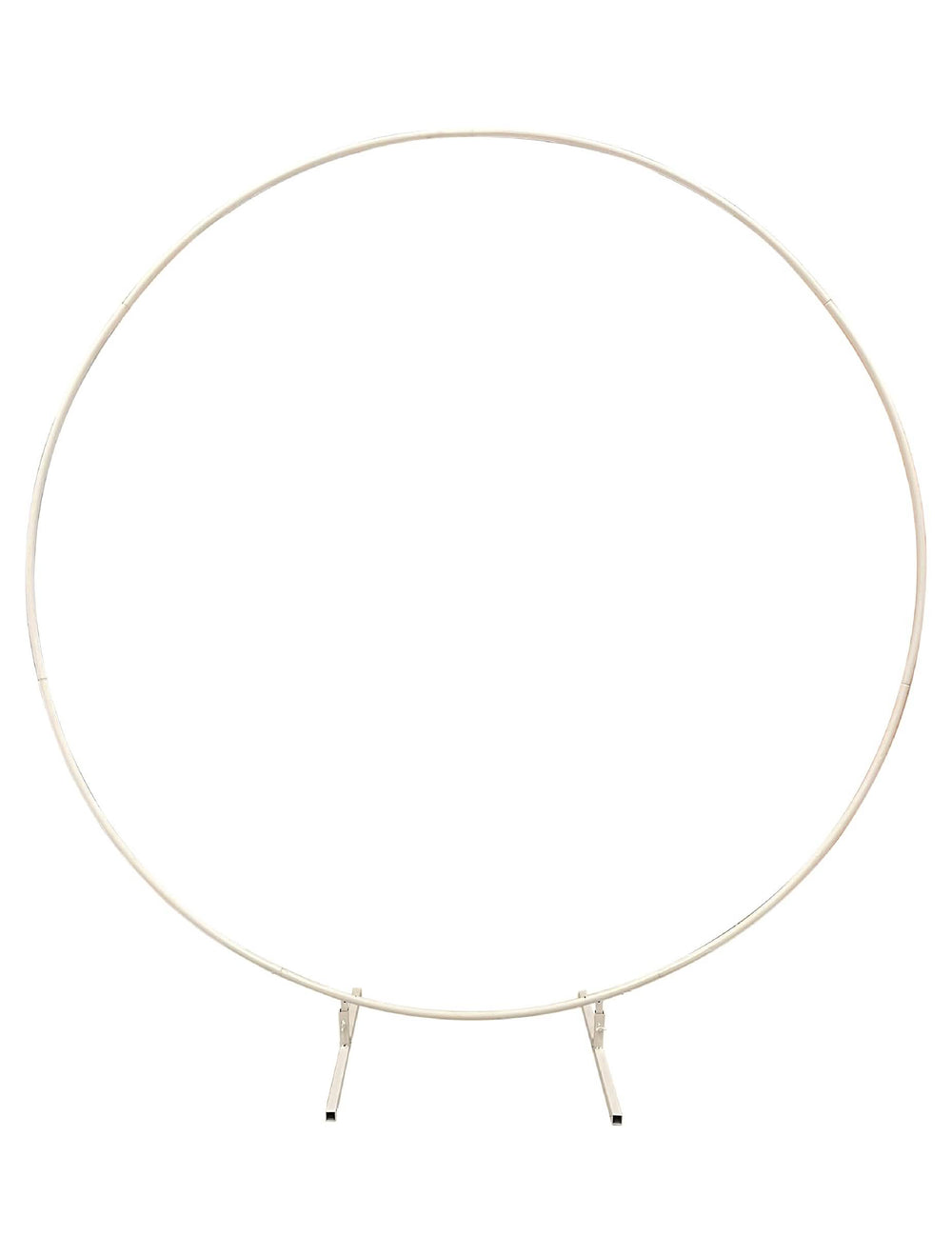 Détail du pied de support de l'arche ronde de fête pour décoration