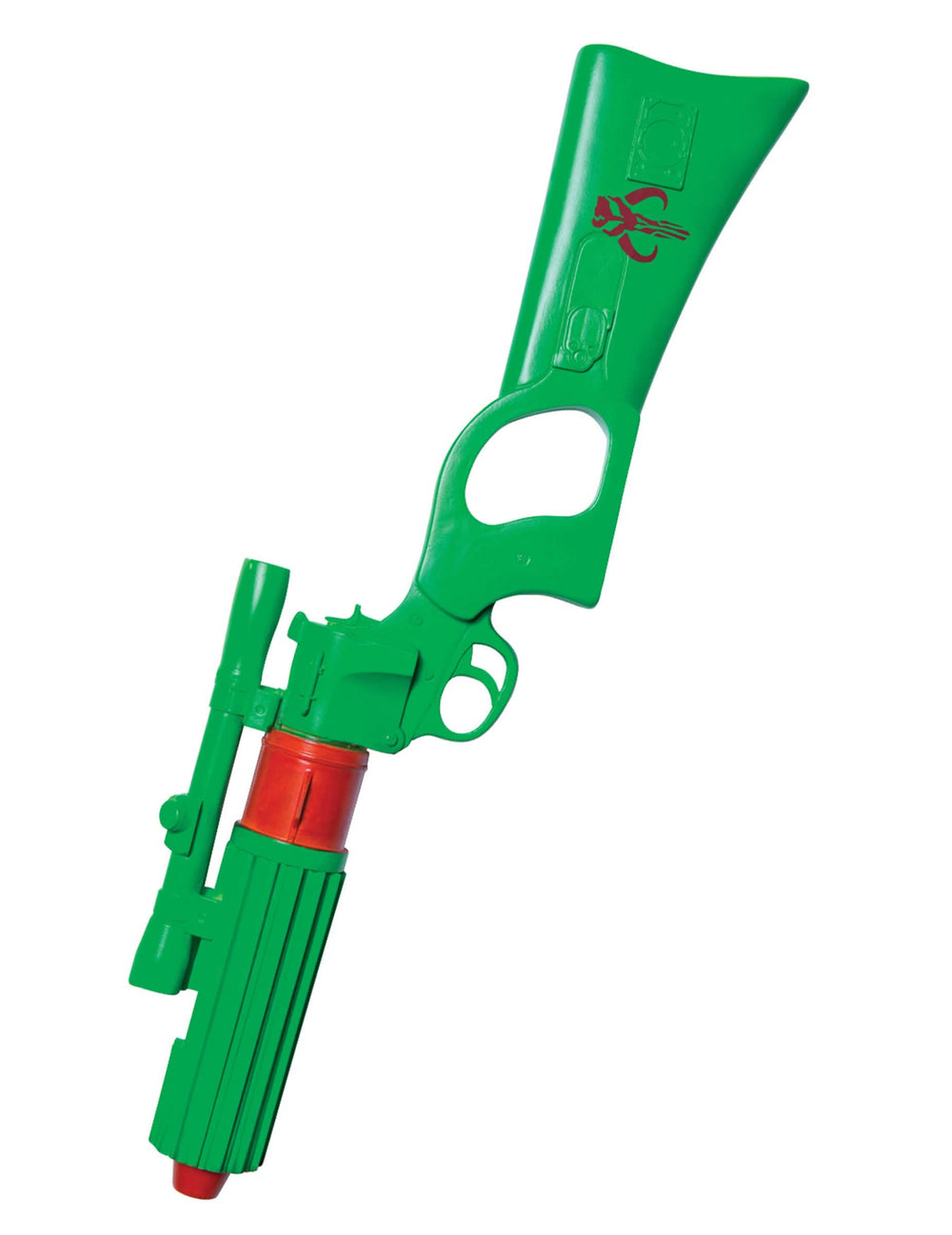 Blaster falso de Boba Fett Star Wars para criança verde e cor de laranja