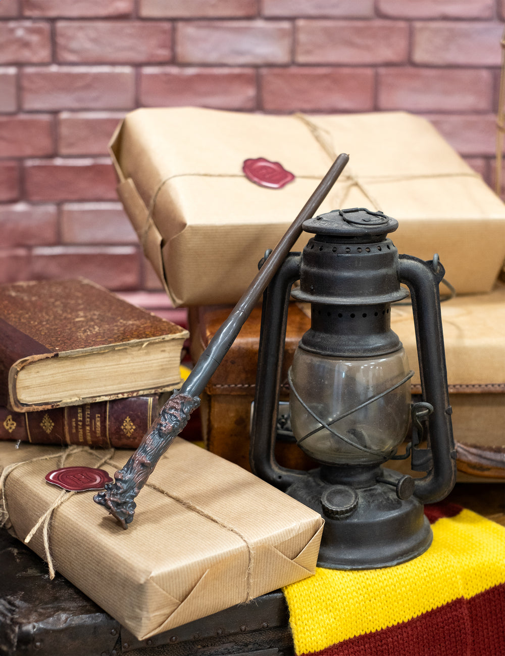 Mise en situation de la Baguette luxe Harry Potter