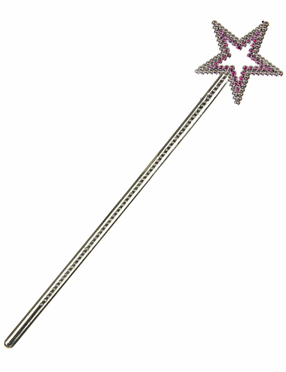 Varinha mágica estrela para adulto e criança cor de rosa e prateada