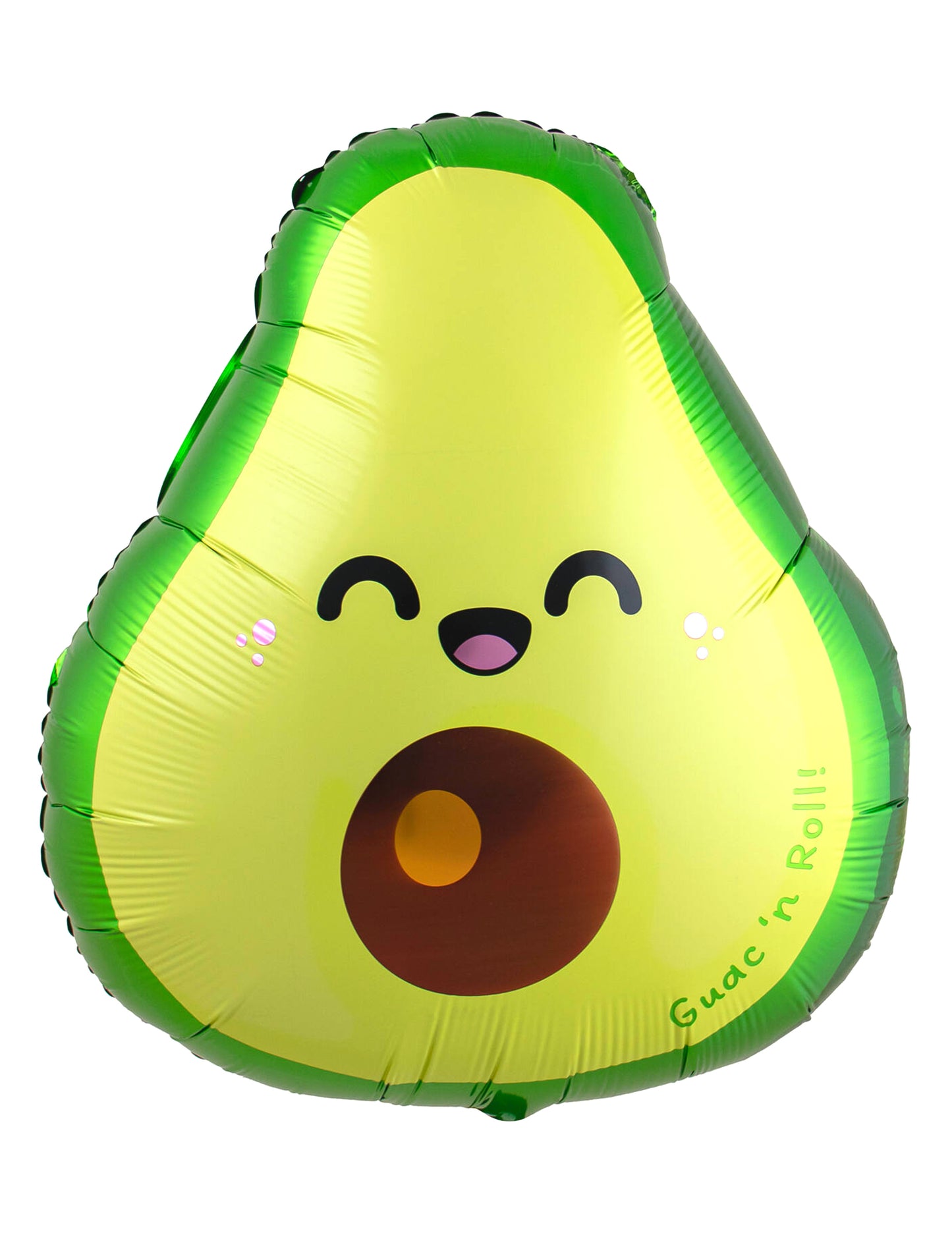 Balão de alumínio Abacate Kawaii 52 x 60 cm