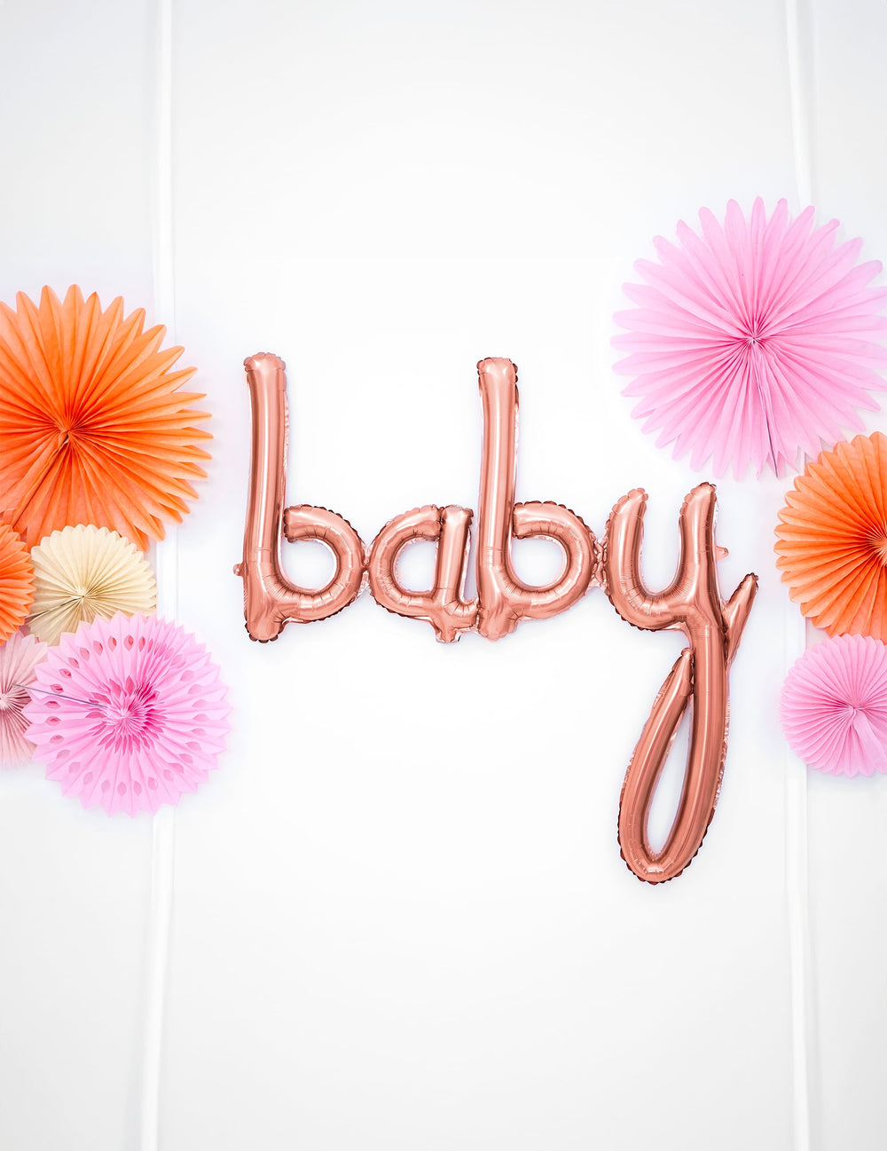 Mise en scène du ballon aluminium baby pour fête