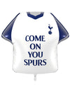Balão de alumínio branco em forma de camisola do Tottenham Hotspur Football Club 52 x 51 cm
