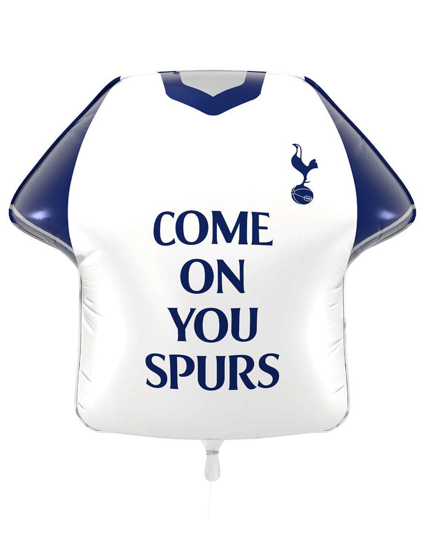 Balão de alumínio branco em forma de camisola do Tottenham Hotspur Football Club 52 x 51 cm