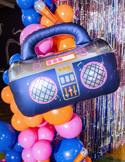 Balão de alumínio Boombox 98x70,5 cm