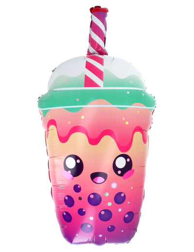 Balão de Alumínio Bubble Tea 38 x 76 cm
