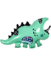 Balão de alumínio Dino 76 x 44 cm