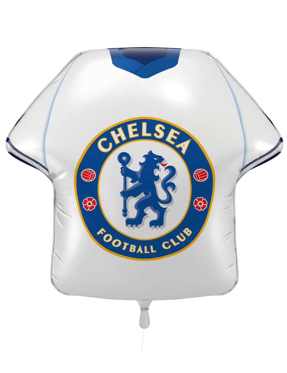 Balão de alumínio em forma de camisola do Chelsea Football Club 52 x 51 cm