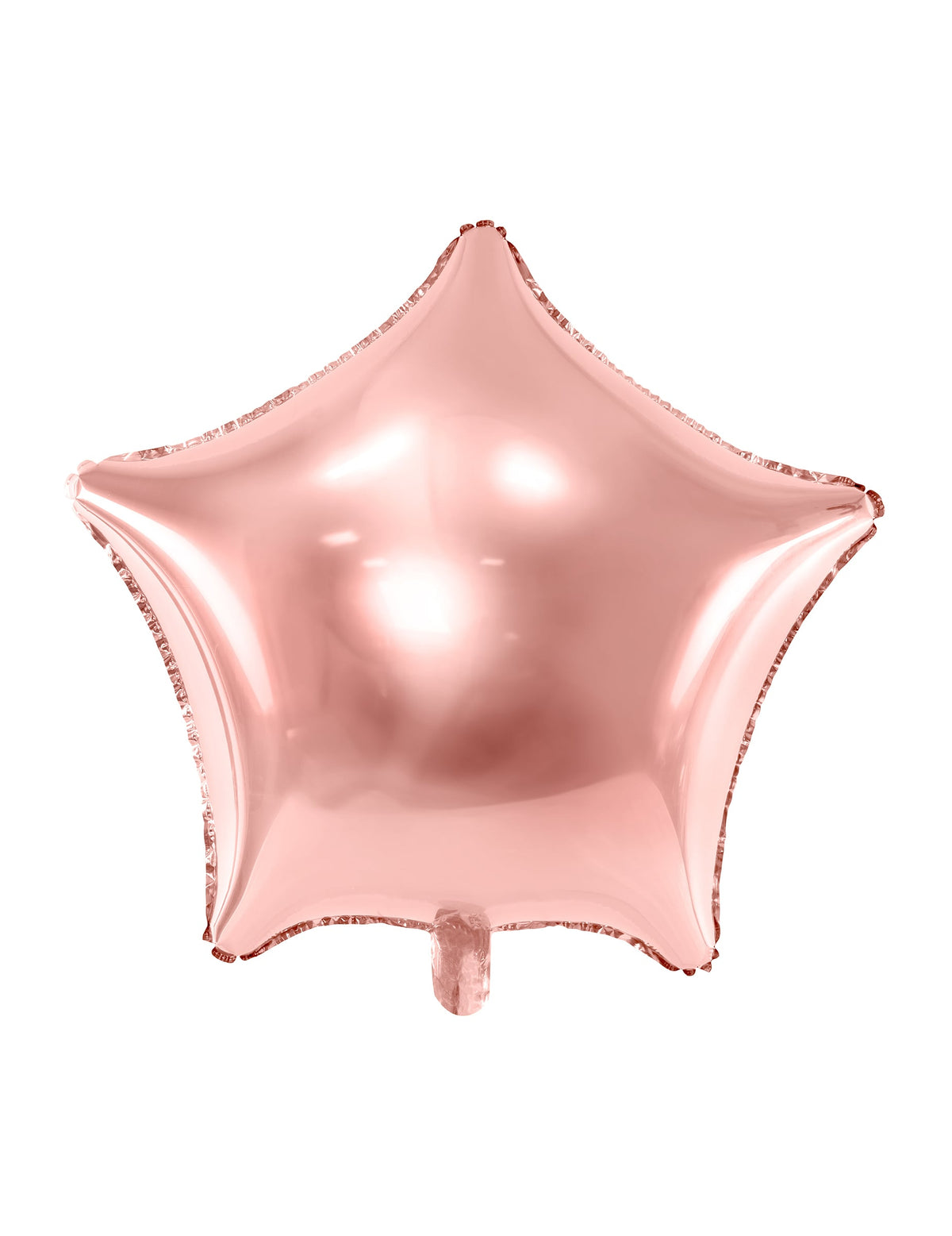 Ballon aluminium étoile pour décoration de fête rose gold métallisé