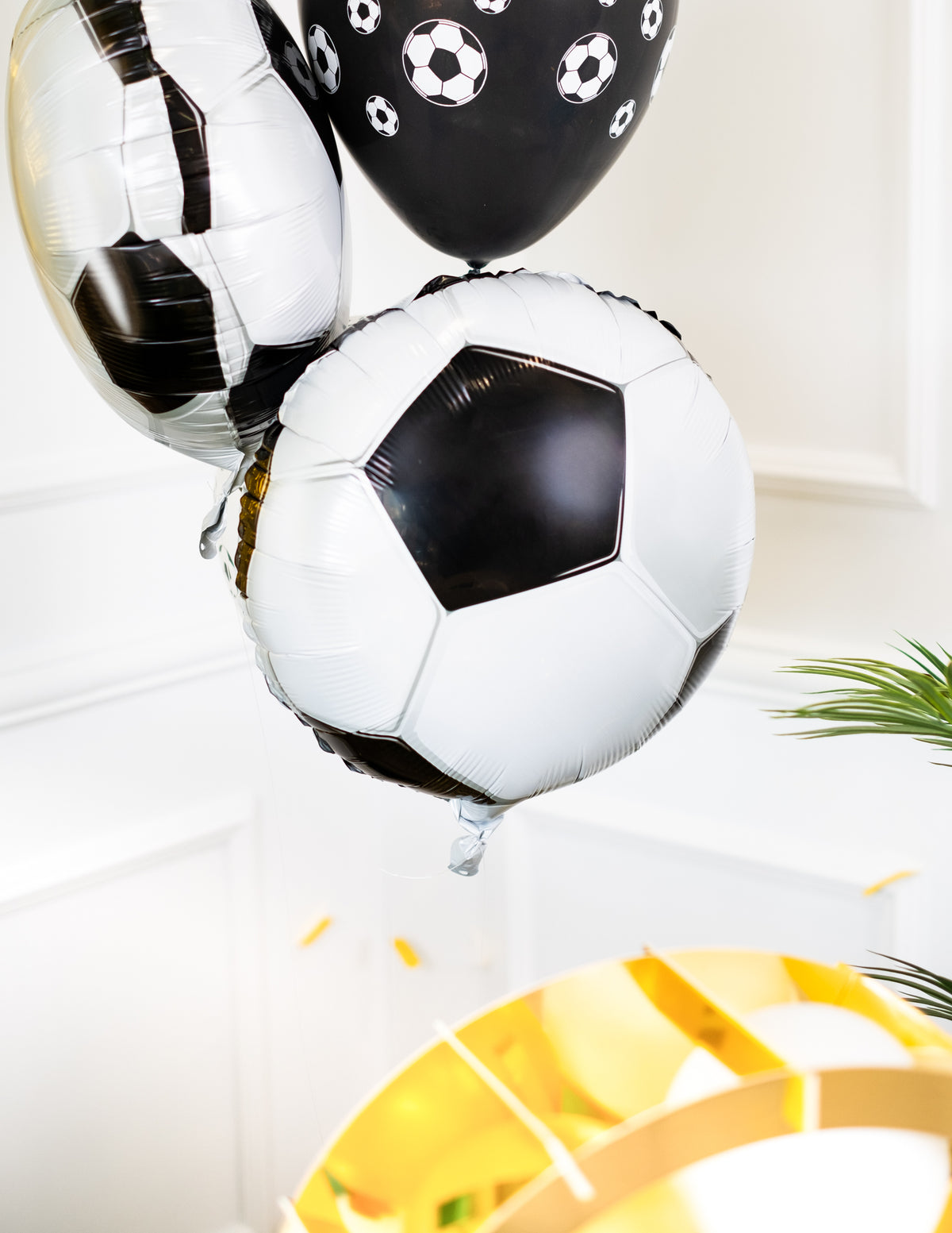 Mise en situation du ballon aluminium Foot party