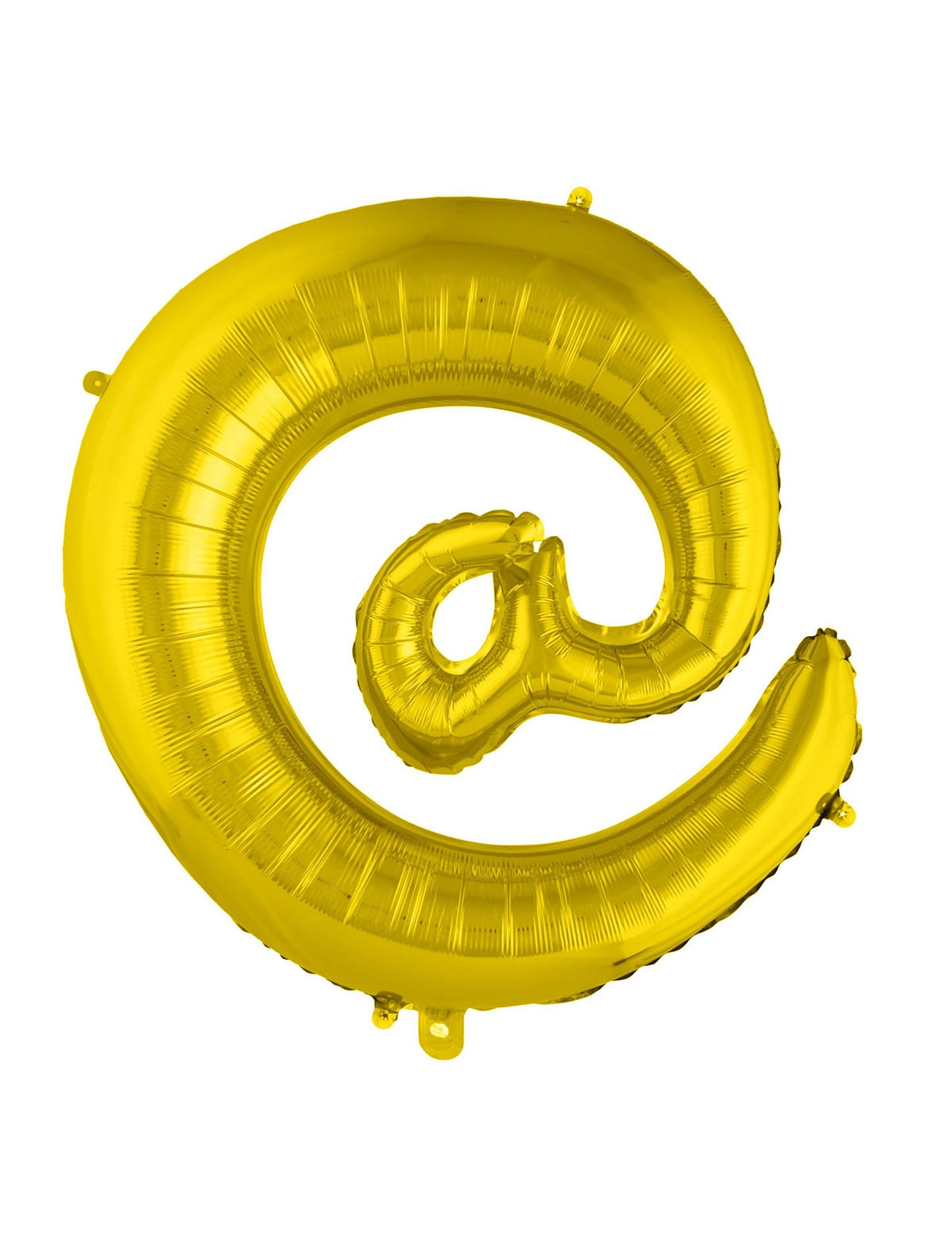 Ballon aluminium géant symbole @ doré