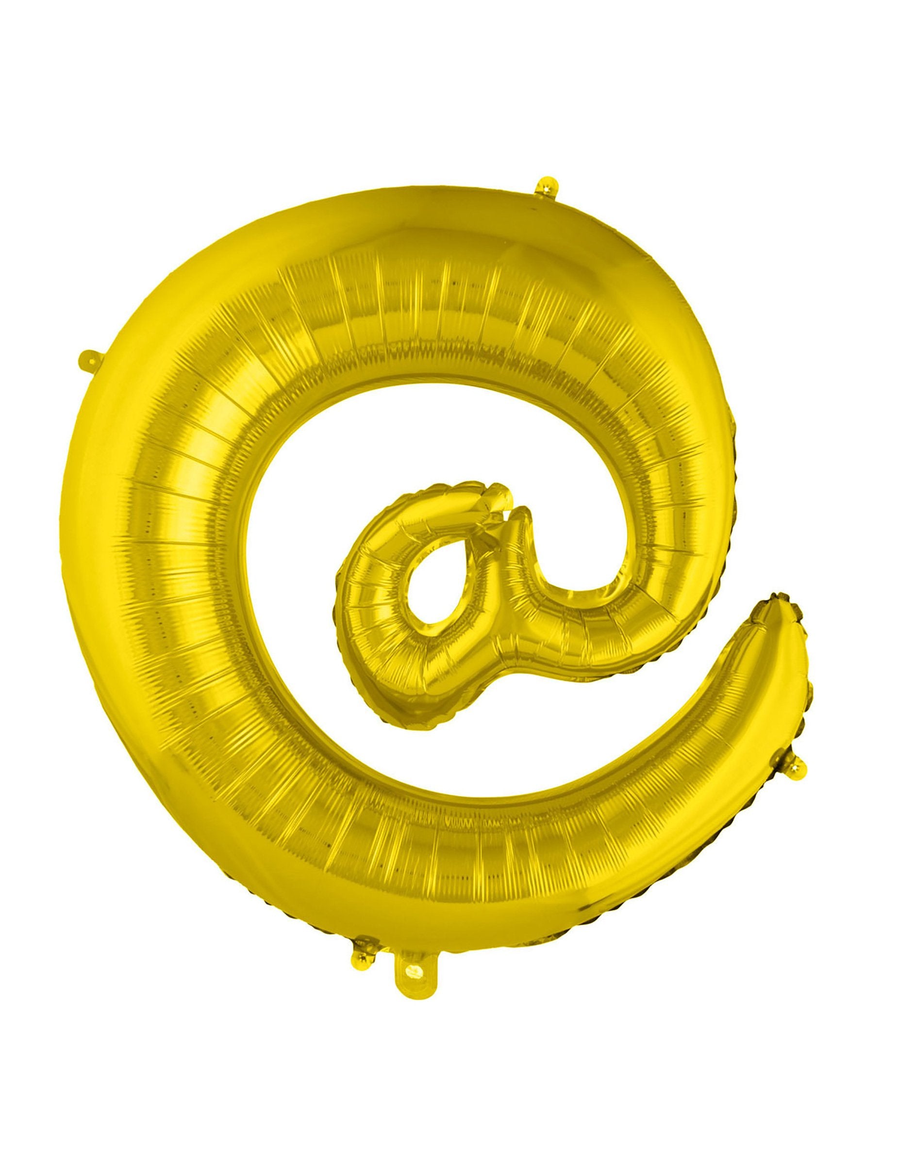 Ballon aluminium géant symbole @ doré