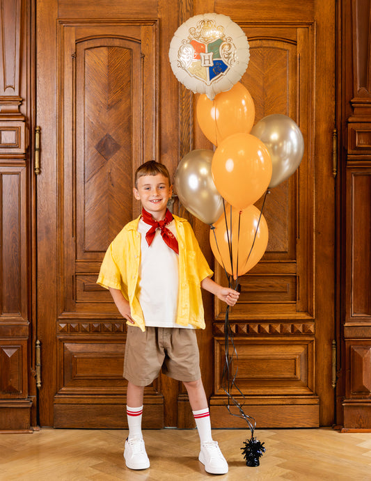 Balão de alumínio Harry Potter™ Brasão de Hogwarts 35 cm
