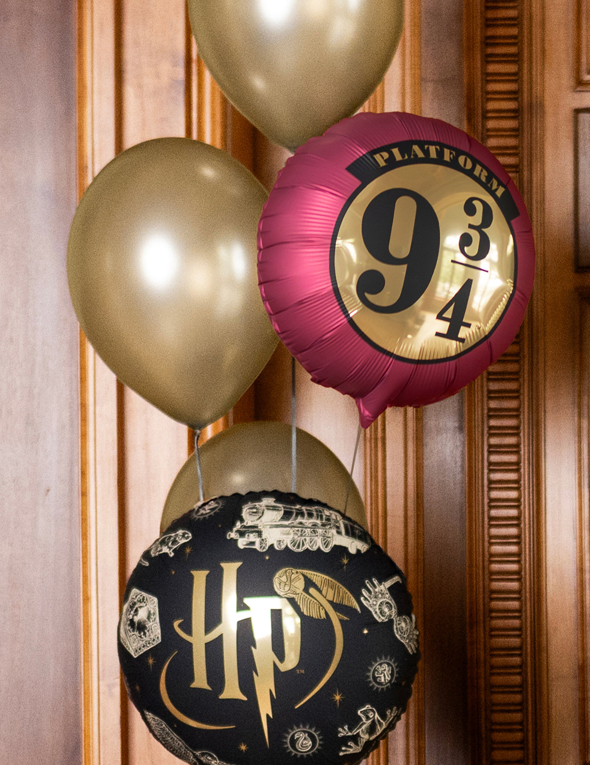 Balão de alumínio Harry Potter™ Plataforma 9 3/4 35 cm