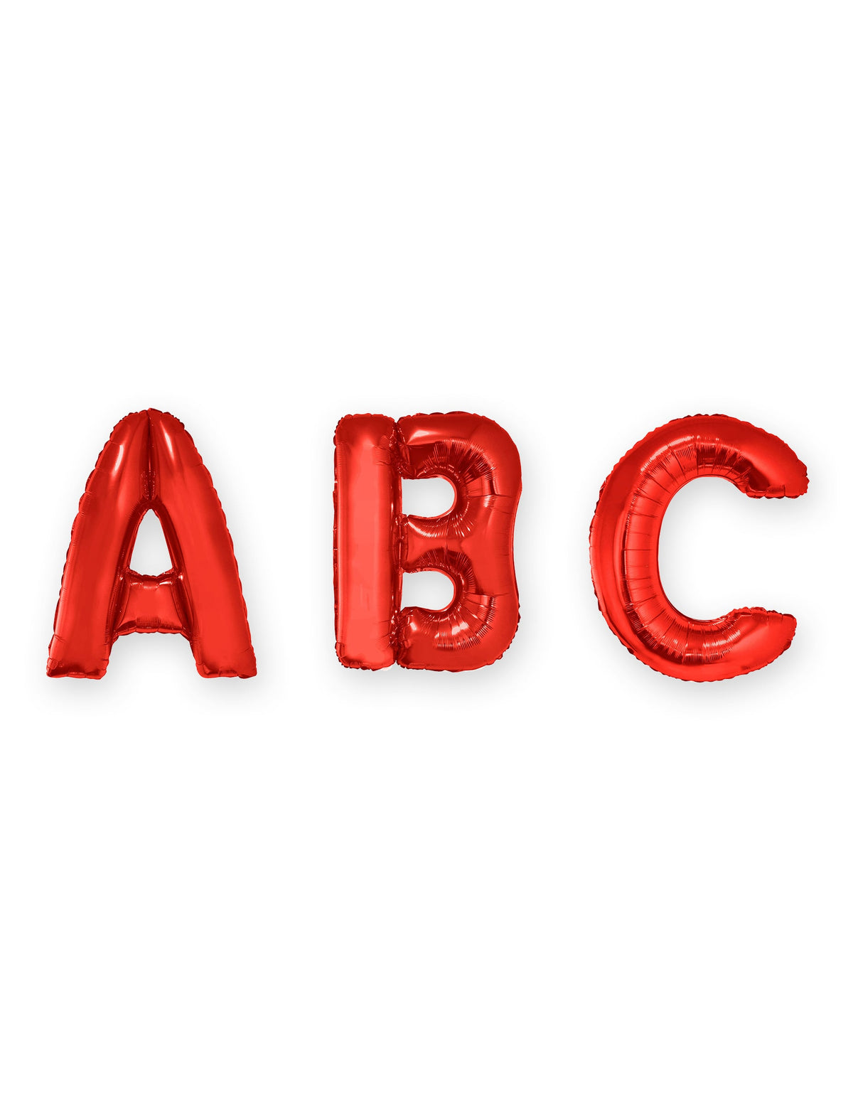 Ballon aluminium lettre pour fête rouge