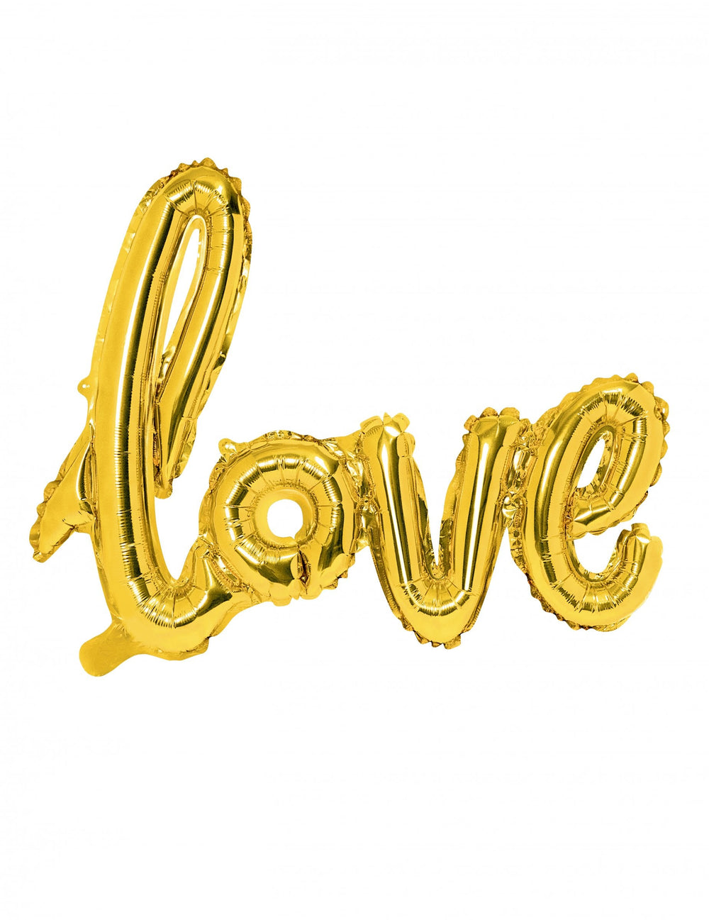 Ballon aluminium Love pour décoration doré