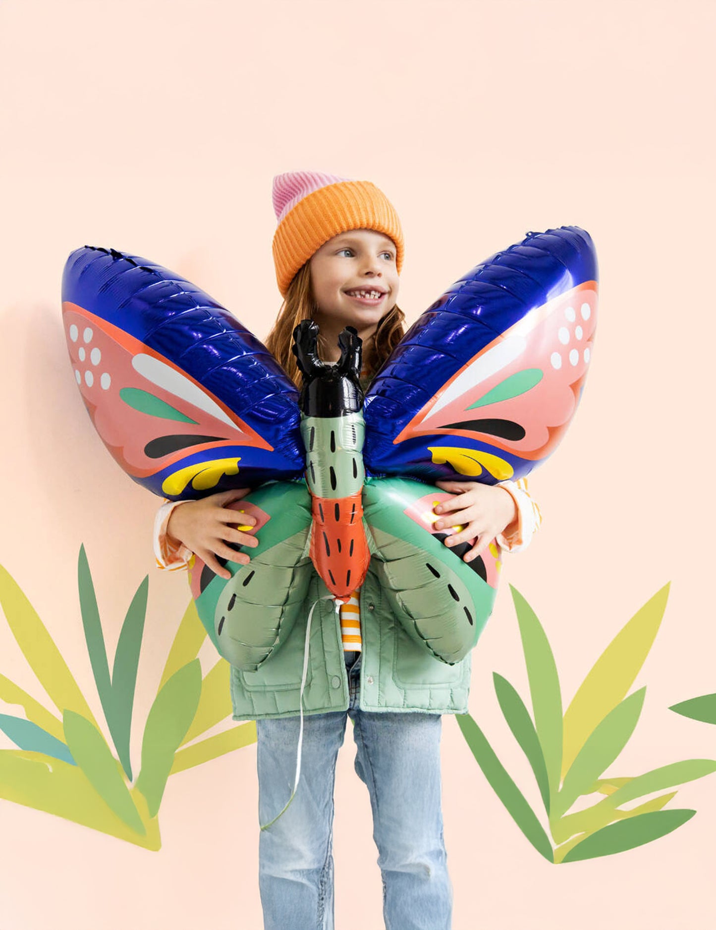 Balão de alumínio Borboleta 88 x 54 cm