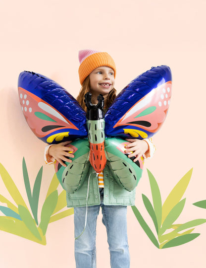 Balão de alumínio Borboleta 88 x 54 cm