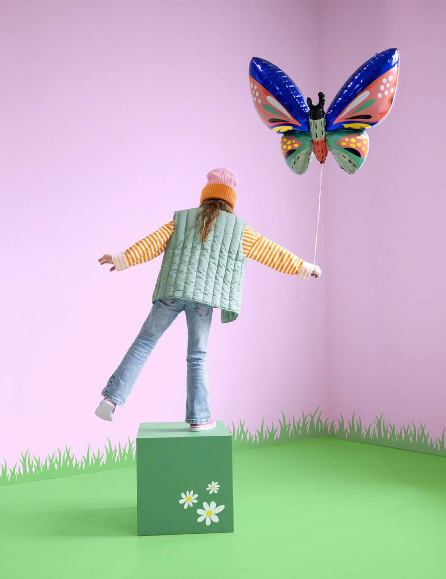 Balão de alumínio Borboleta 88 x 54 cm