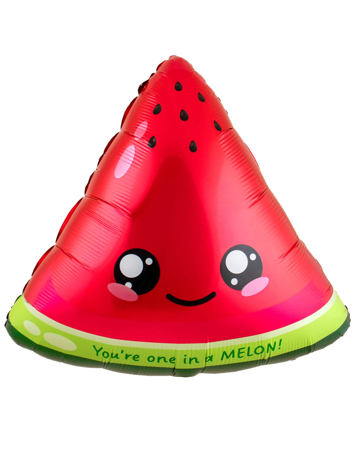 Balão de alumínio Melancia kawaii 60 x 57 cm