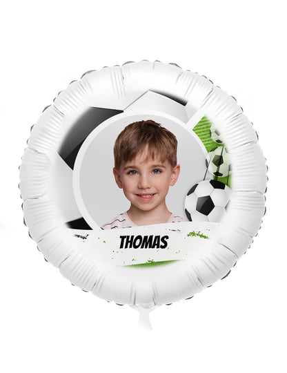Balão de alumínio personalizável Futebol 50 cm